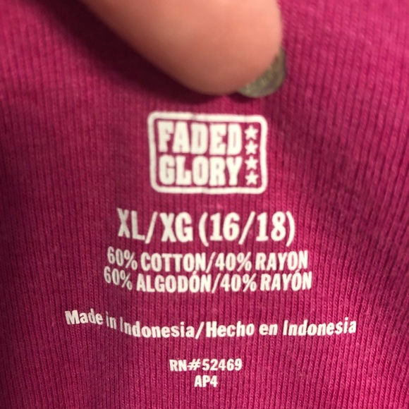 Bright Pink Henley - Picture 3 of 4